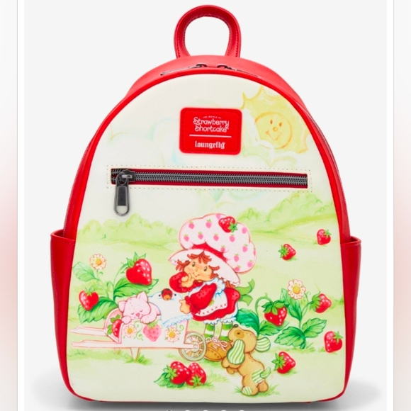 Loungefly Handbags - Loungefly Strawberry Shortcake Custard Tom Tom Mini Backpack New With Tags